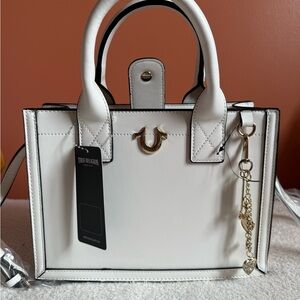 True Religion White Handbag